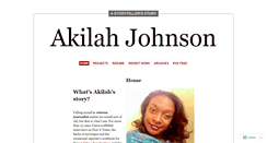 Desktop Screenshot of akilahjohnson.com